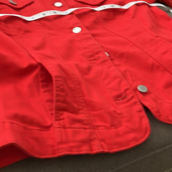 Charter Club jeans red jacket size PXL - Picture 9 of 10